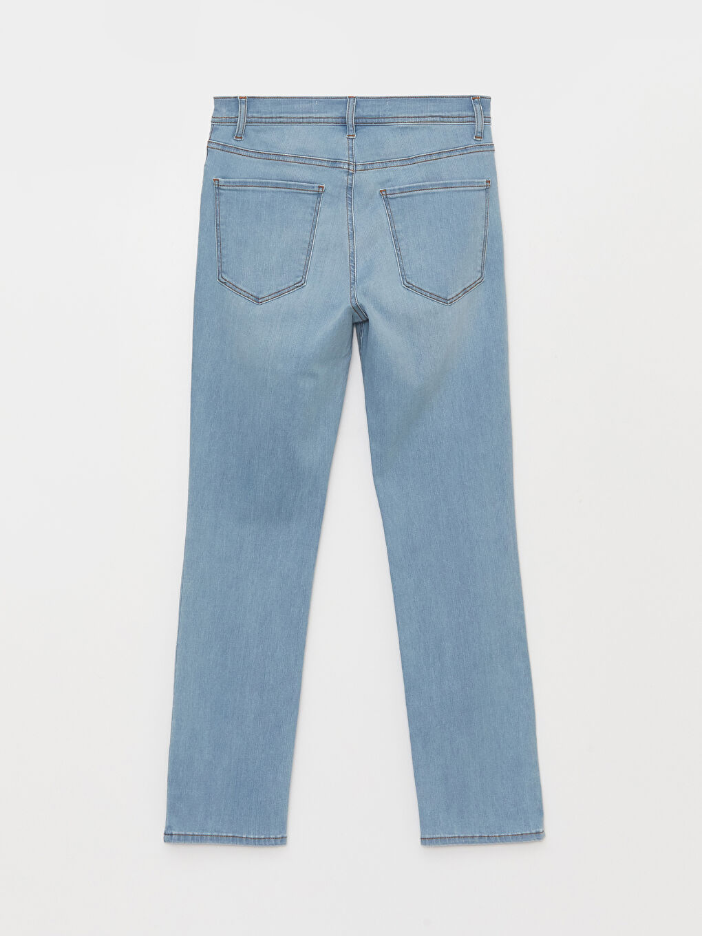 Женские джинсы слим-фит из обычного денима-6