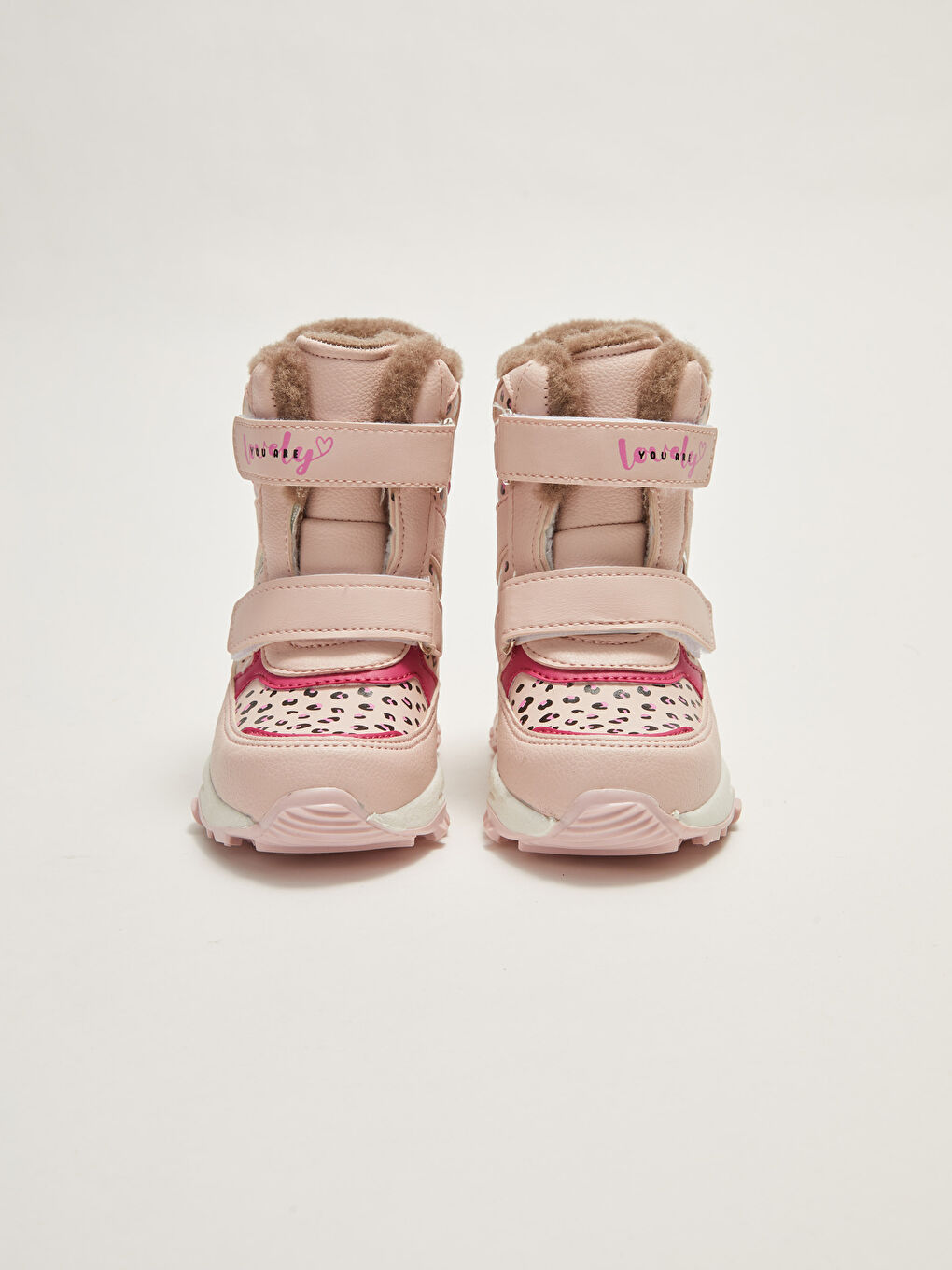 LCW STEPS Bedruckte Klettverschluss Dicke Sohle Baby Mädchen Schneestiefel -W1L305Z1-DMQ