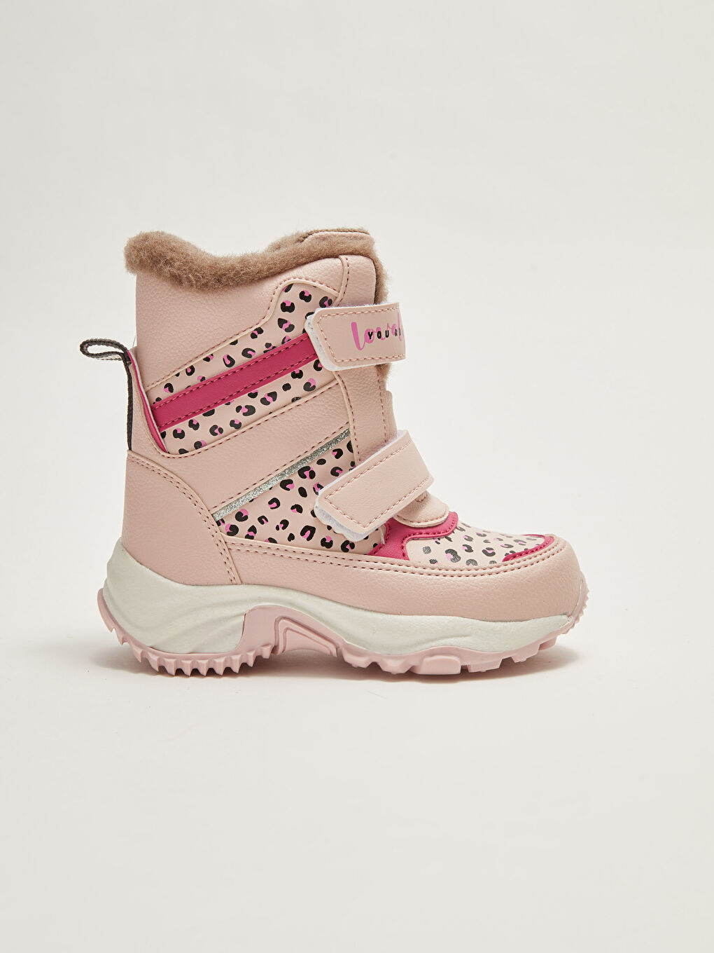 LCW STEPS Bedruckte Klettverschluss Dicke Sohle Baby Mädchen Schneestiefel -W1L305Z1-DMQ