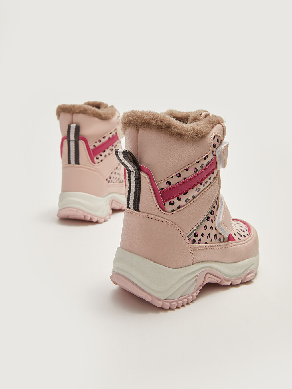 LCW STEPS Bedruckte Klettverschluss Dicke Sohle Baby Mädchen Schneestiefel -W1L305Z1-DMQ