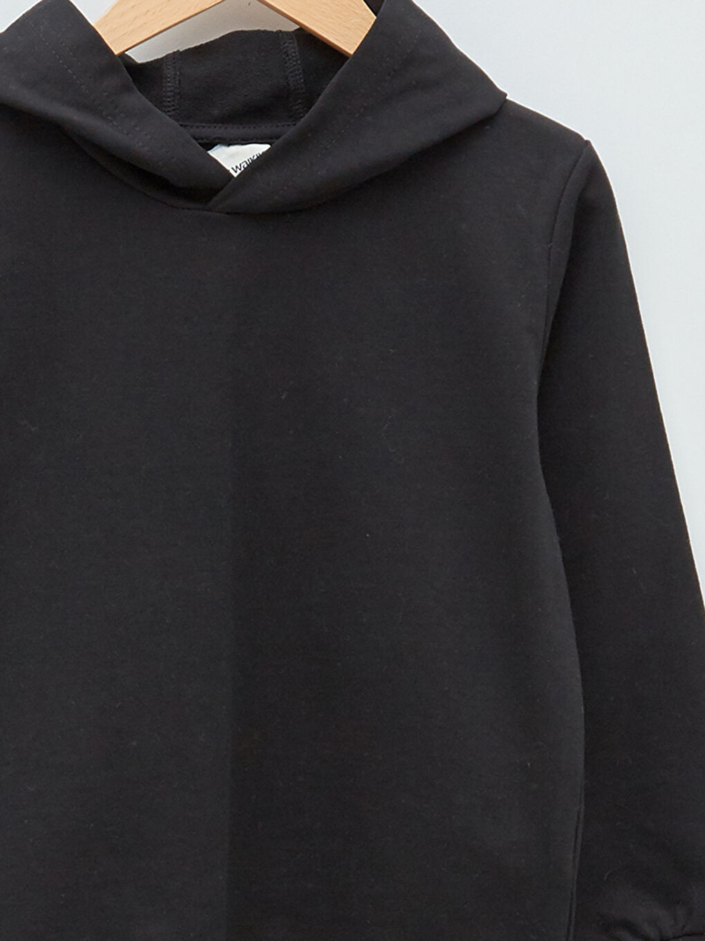 سويت شيرت أولاد سادة بكابوش كم طويل-2