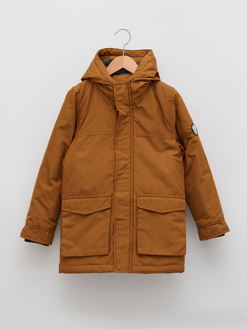 Boy Hooded Thick Coat
