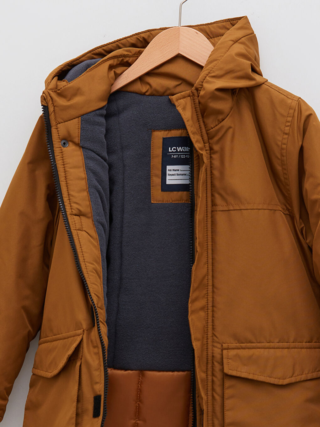 Boy Hooded Thick Coat-2