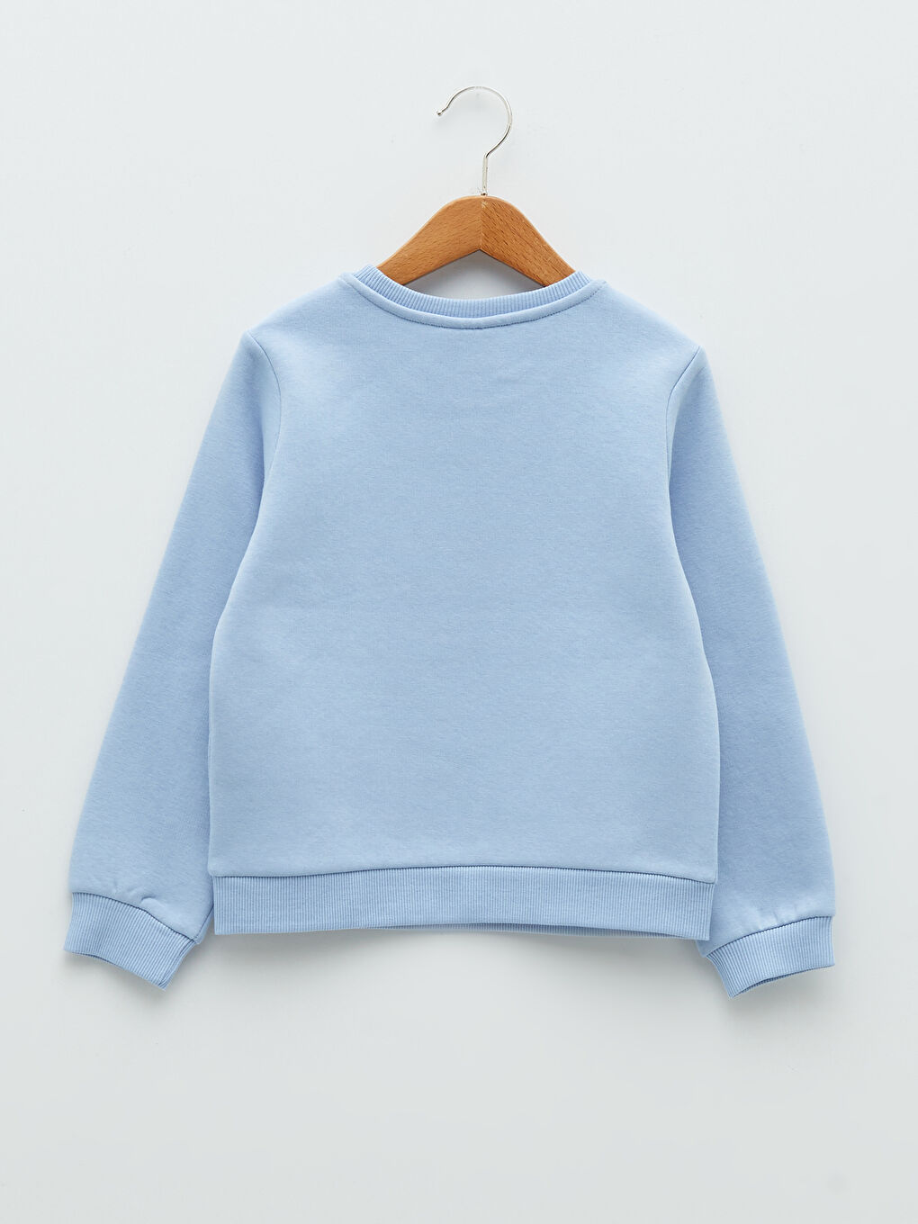 سويت شيرت بناتي ياقة دائرية كم طويل بترتر قابل للتغيير-3