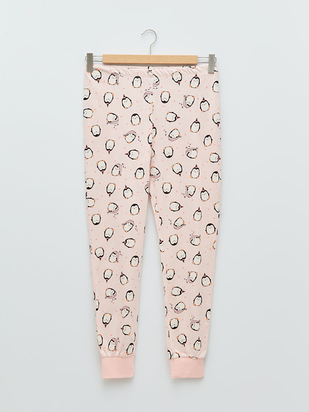 LCW Young Rundhalsausschnitt Bedruckt Langarm Pyjama-Set für Damen -W1L362Z8-CT3