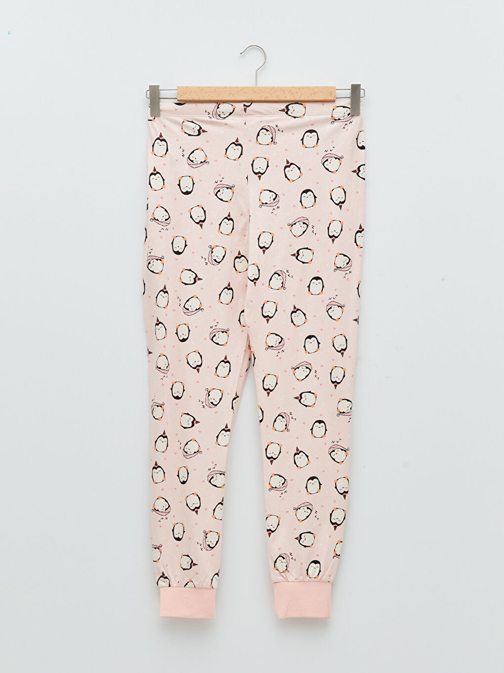 LCW Young Rundhalsausschnitt Bedruckt Langarm Pyjama-Set für Damen -W1L362Z8-CT3