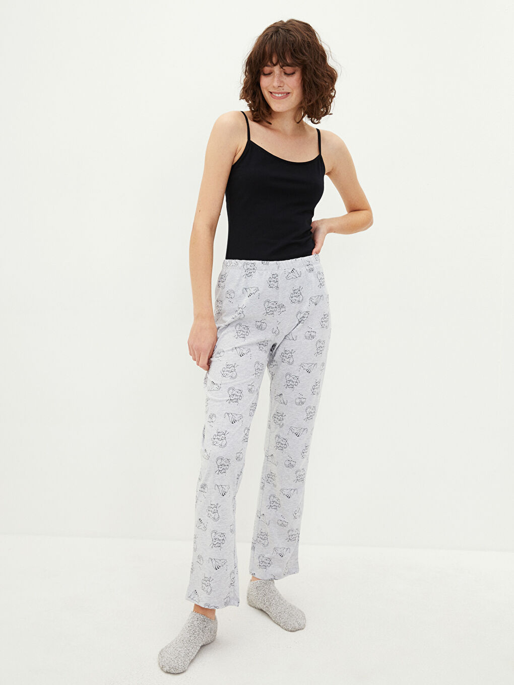 Elasticated Waist Printed Women's Pyjama Bottoms