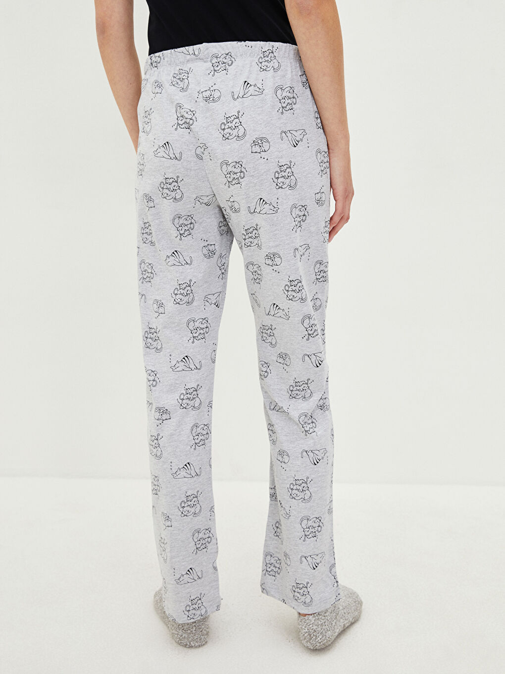 Elasticated Waist Printed Women's Pyjama Bottoms-3