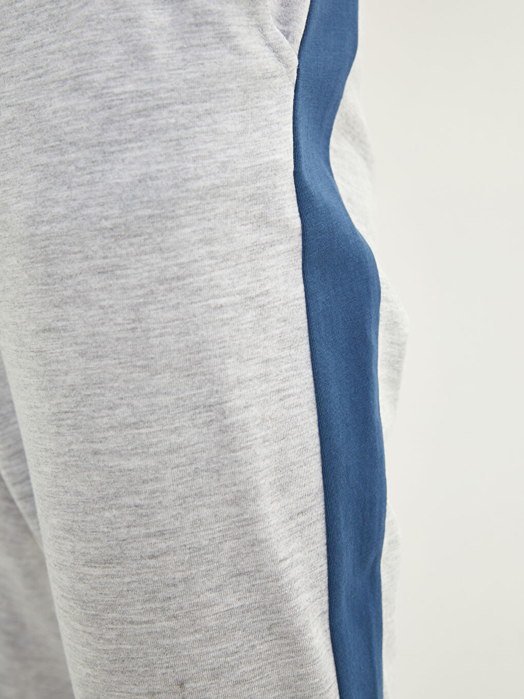 Gri Beli Lastikli Baskılı Kadın Jogger Pijama Alt-2