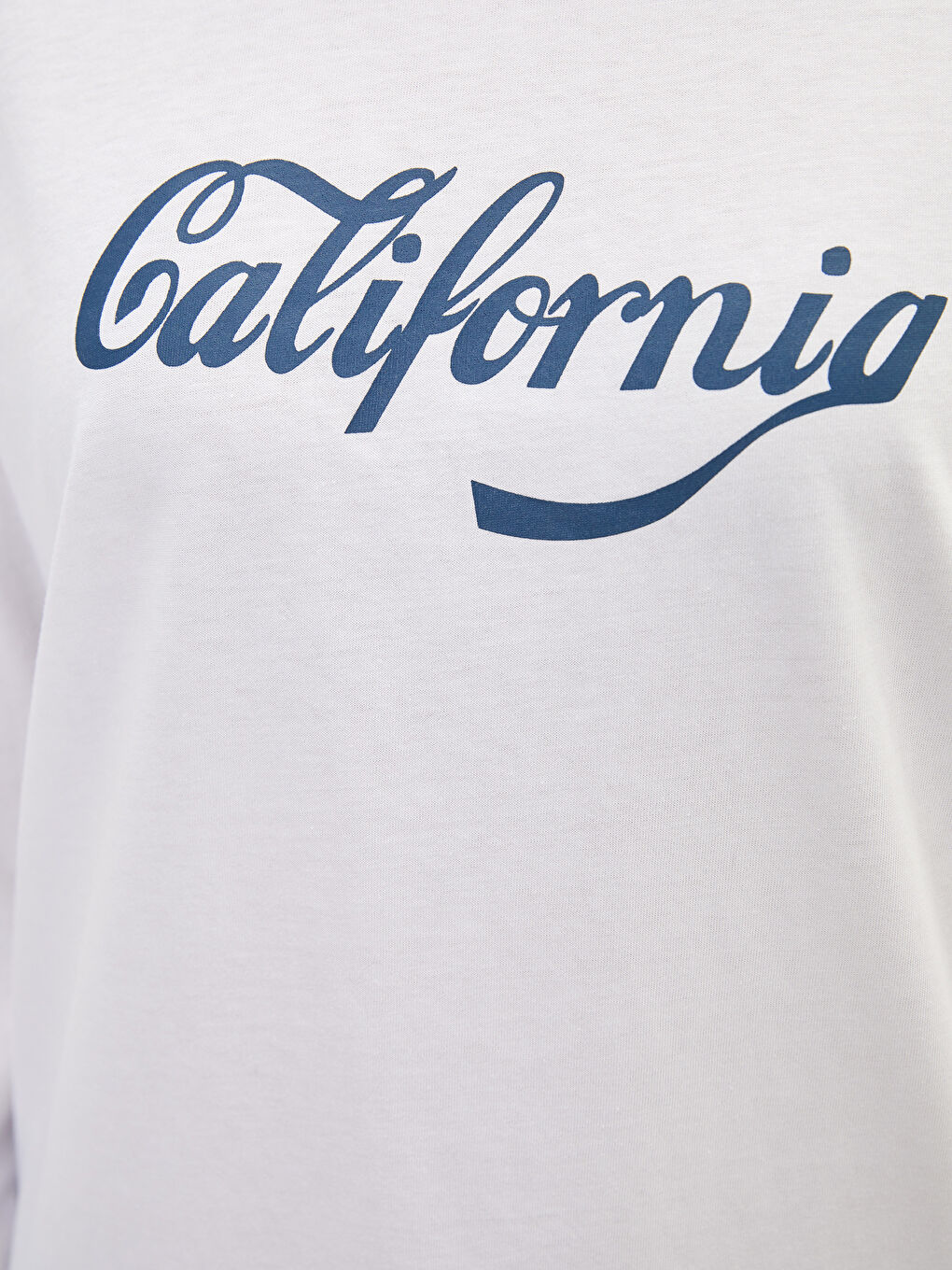 Crew Neck Printed Long Sleeve Cotton Women's Pajama Set-3