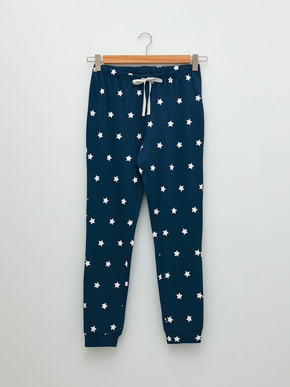 Crew Neck Printed Long Sleeve Cotton Women's Pajama Set-8