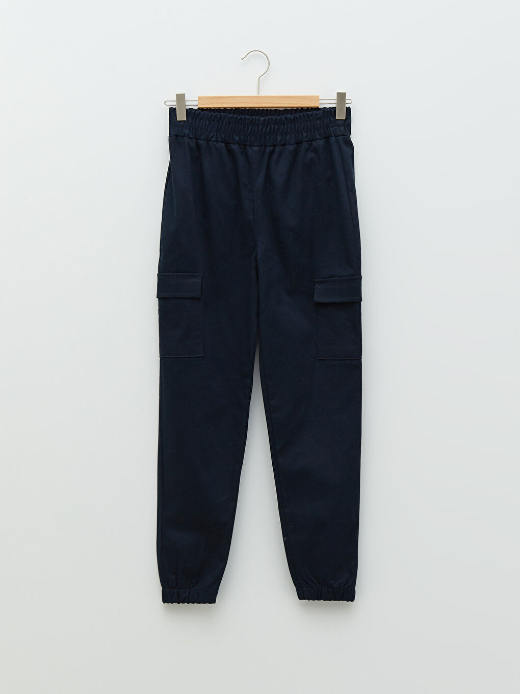 LCW Kids Basic Elastic Waist Girl Cargo Pants -W1L391Z4-RQK