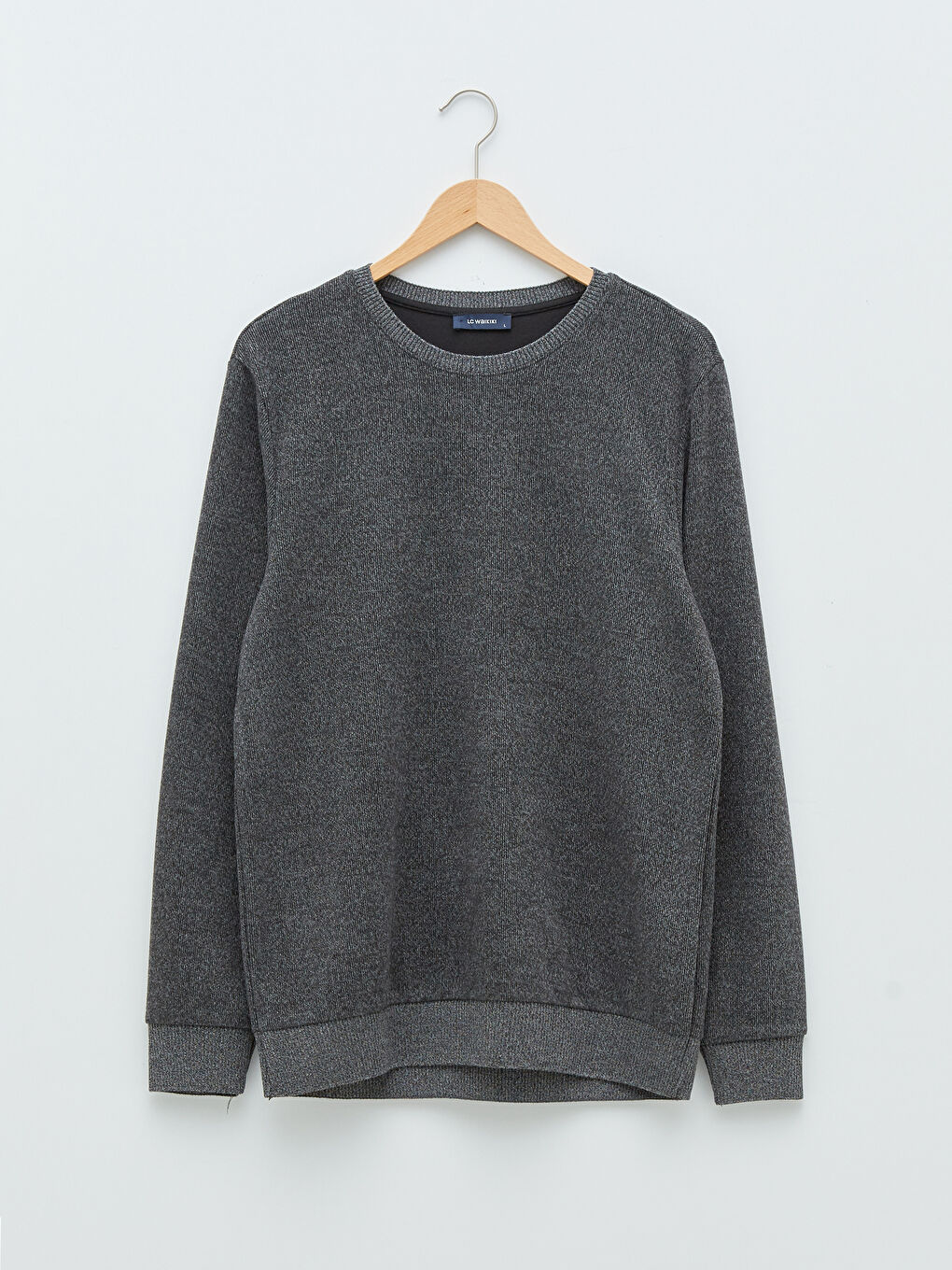 Crew Neck Long Sleeve Men's Sweatshirt-5