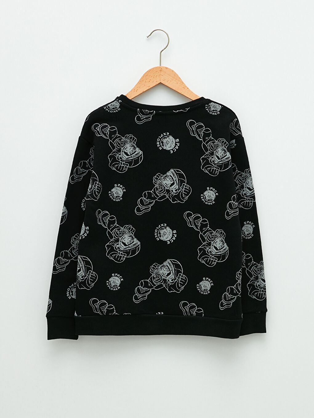 LCW Kids Crew Neck Printed Long Sleeve Boys' Sweatshirt -W1L417Z4-LQJ