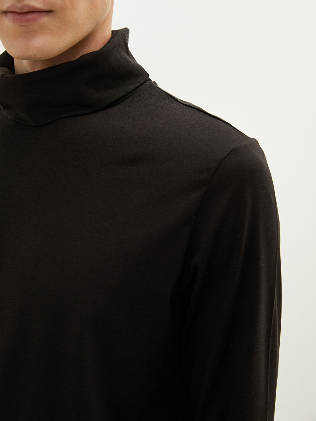 Водолазка мужская с длинным рукавом-3