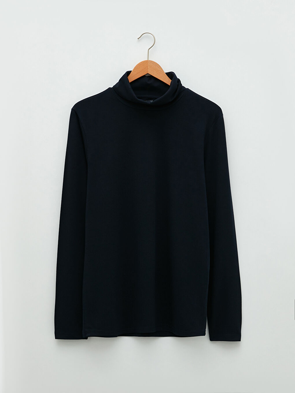 T-shirt à Manches Longues pour Hommes avec Col Roulé-5