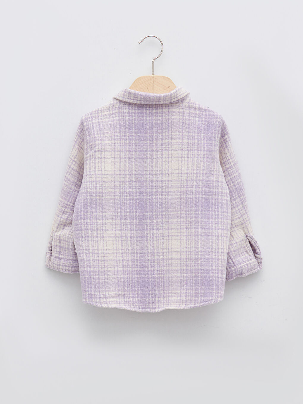 Chemise Bébé Fille Gabardine Écossaise à Manches Longues-1