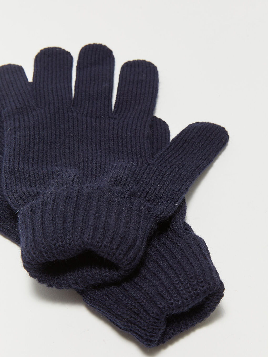Однотонные Мужские Трикотажные Перчатки-3