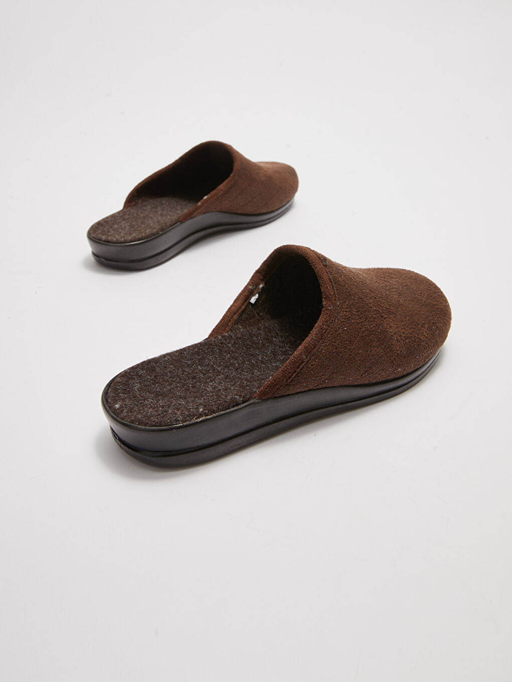 Kahverengi Önü Kapalı Erkek Ev Terliği-4