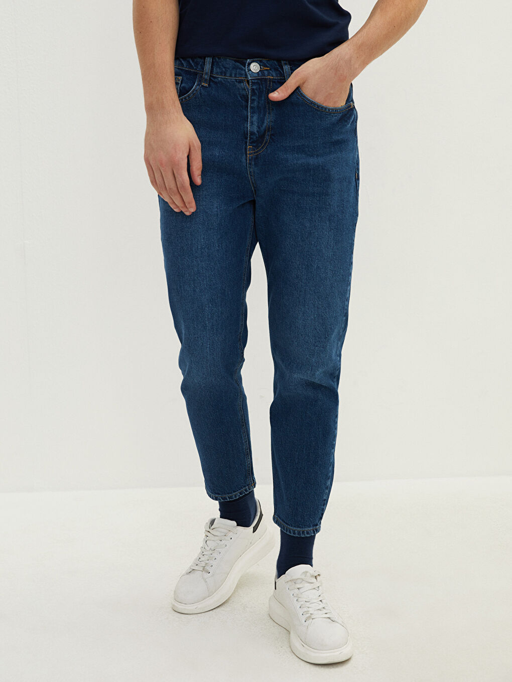 LCW Jeans Orta İndigo Rodeo 710 Loose Fit Erkek Jean Pantolon - 2