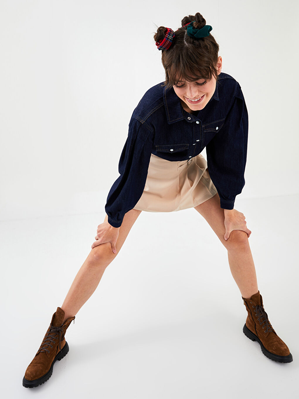 Karışık Desenli Lastikli Kadın Saç Tokası 3'lü-2