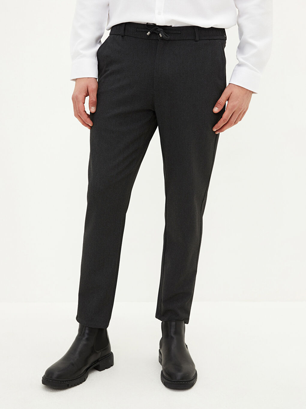 LCW Vision Schlank Geschnittene Strukturierte Herren Hosen -W1L684Z8-S0N