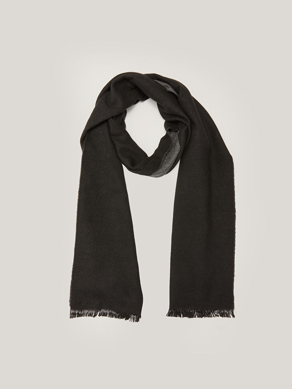 Antrasit Püskül Detaylı Erkek Atkı-3