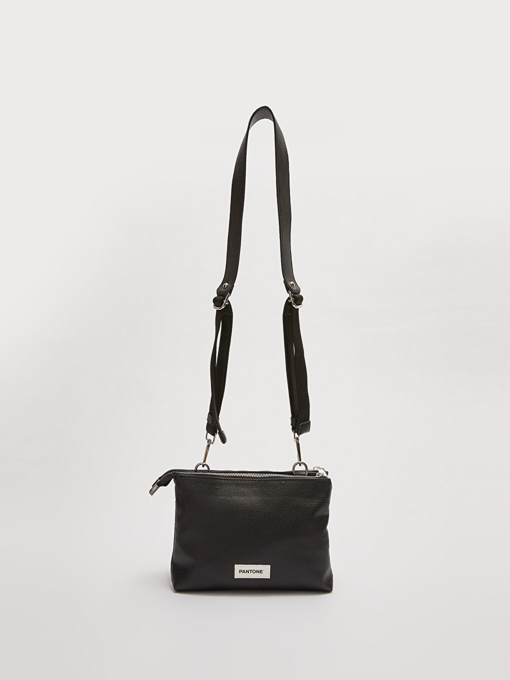 Siyah Ayarlanabilir Askılı Kadın Kol Çantası-1