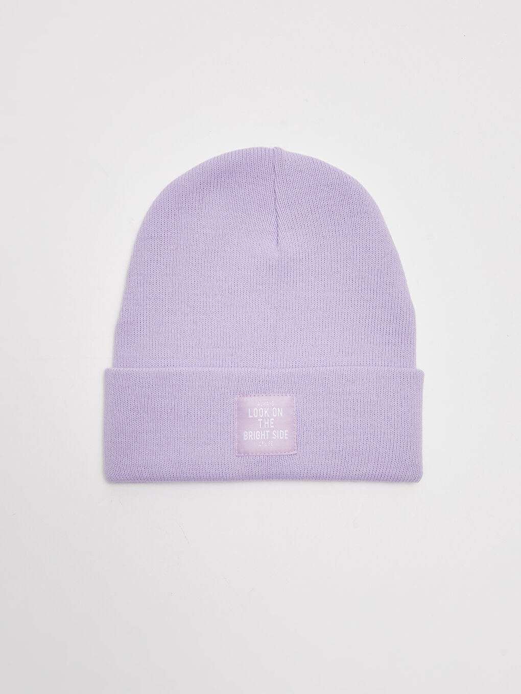 Tag Detailed Women's Tricot Beanie