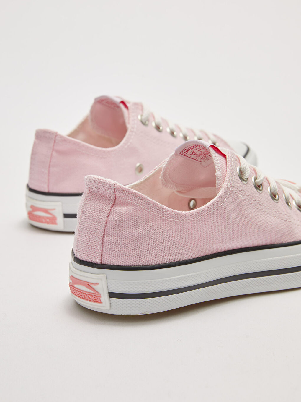 Pembe Bağcıklı Kadın Spor Ayakkabı-4