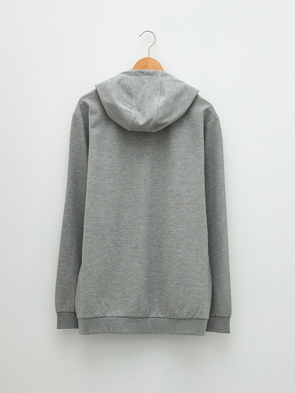 Hooded Long Sleeve Men's Zip-Up Sweatshirt-6