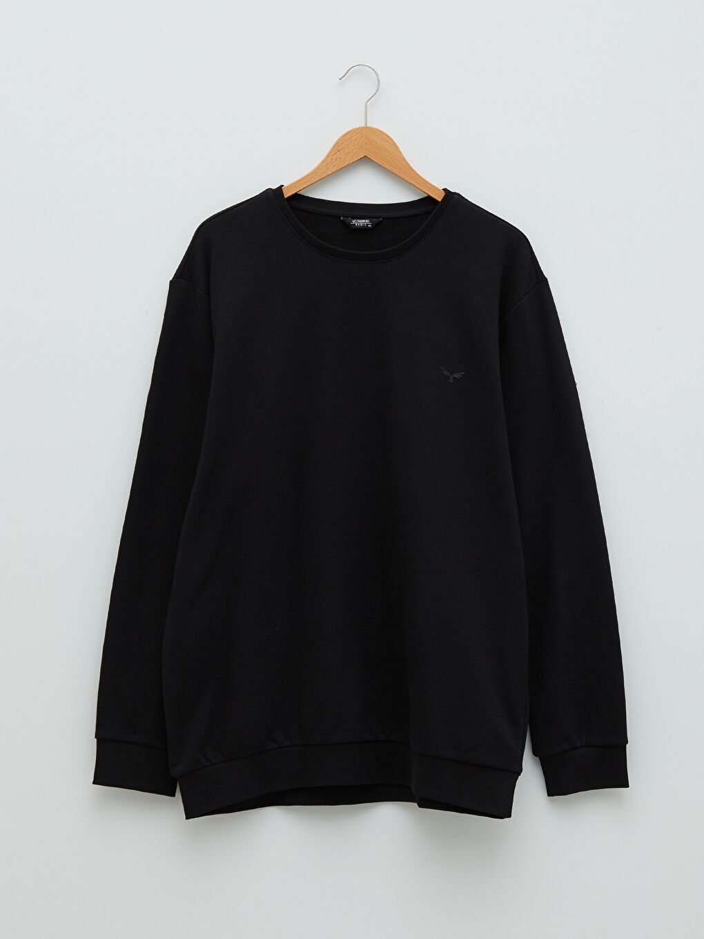 Sweatshirt für Herren in Übergröße mit Rundhalsausschnitt und langen Ärmeln-5