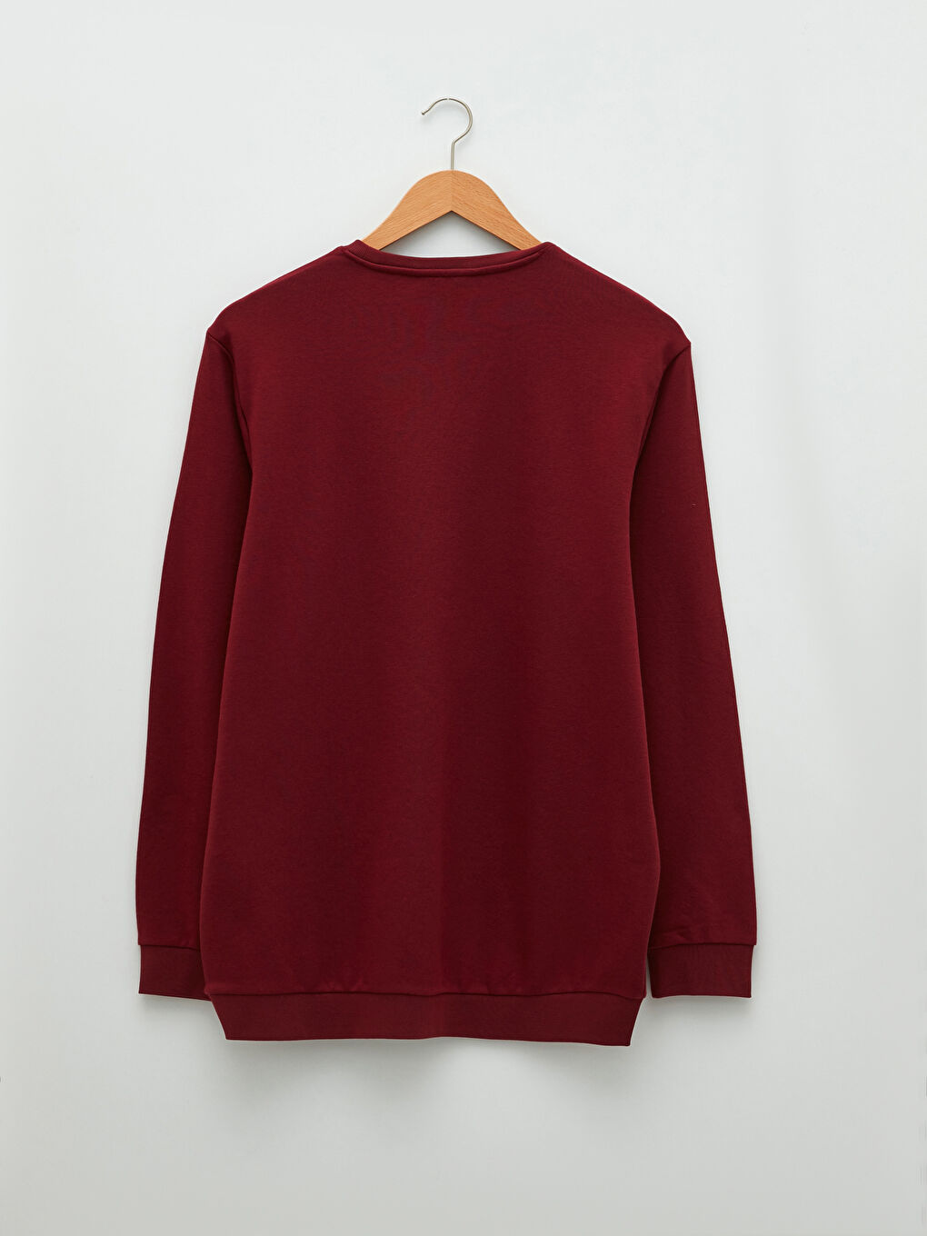 Plus Size Crew Neck Long Sleeve Basic Men's Sweatshirt-6