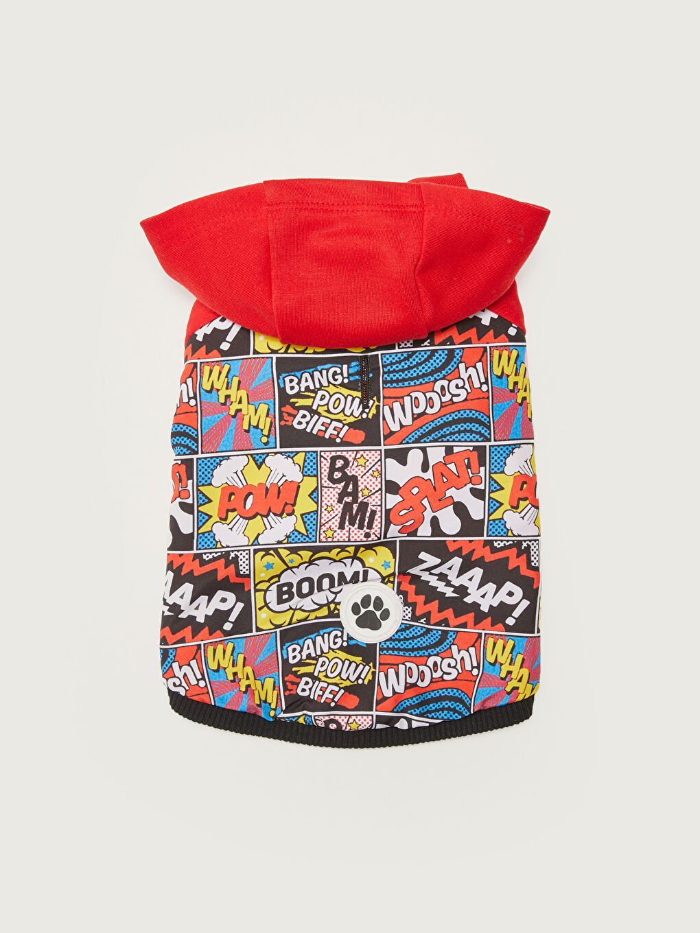 Imperméable à Capuche Imprimé Pop Art Pour Chien-3