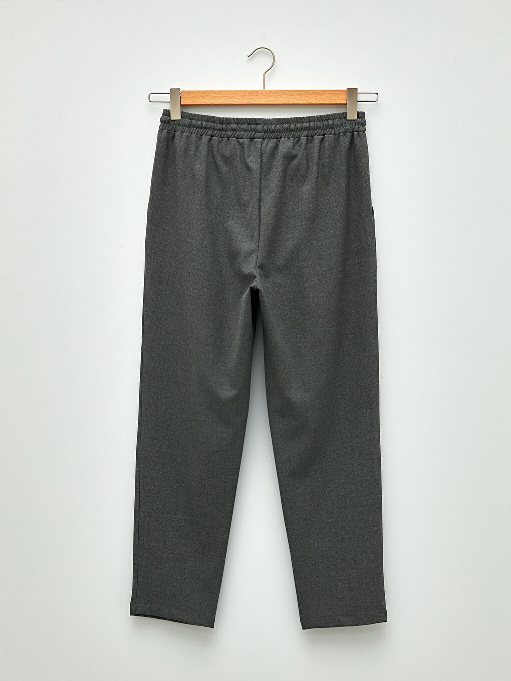 Pantalon à Taille Élastiquée Coupe Confortable avec Détails Poches pour Femmes-6