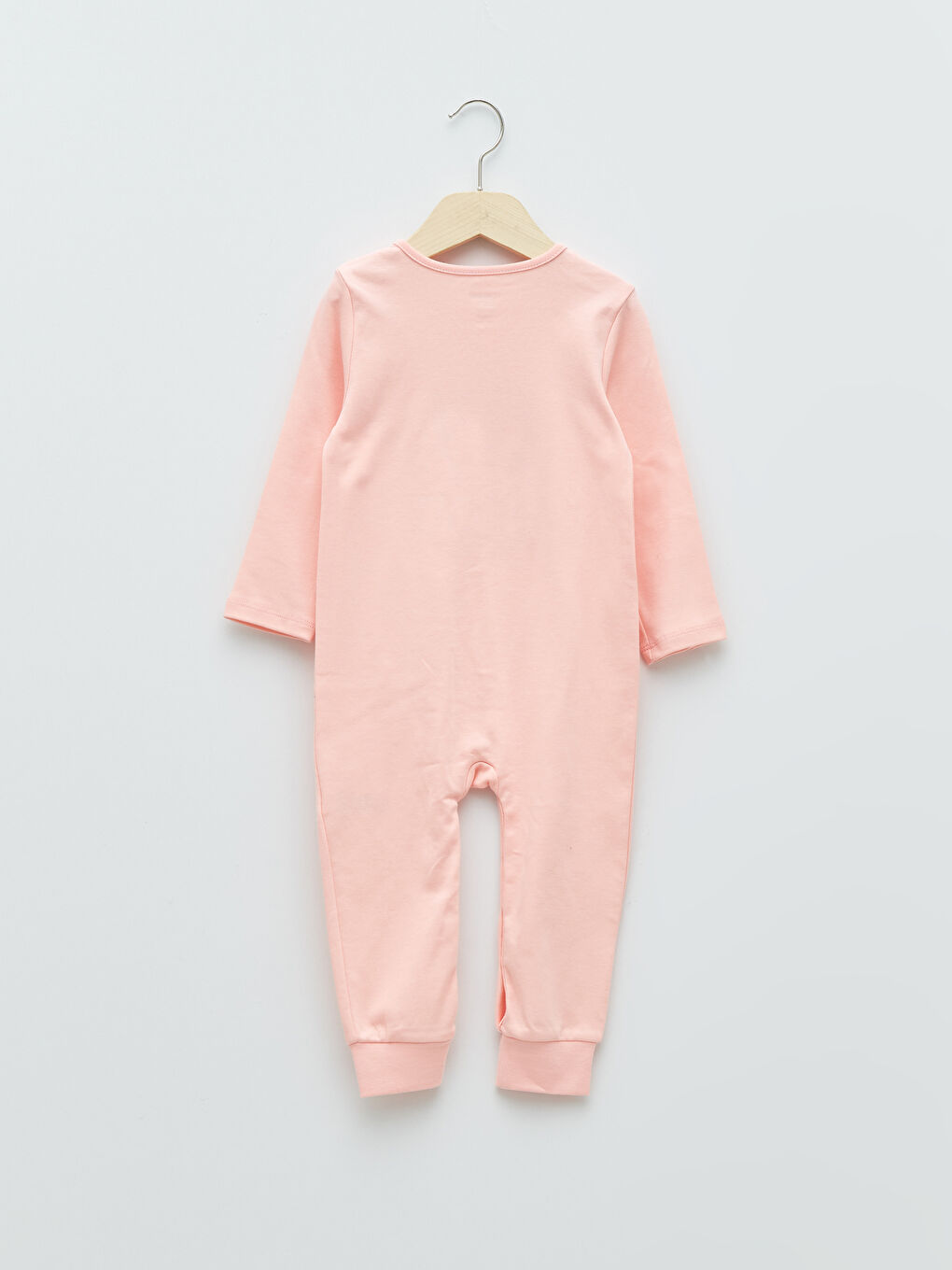 Crew Neck Long Sleeve Nostalgic Monkey Printed Cotton Baby Girl Rompers-5