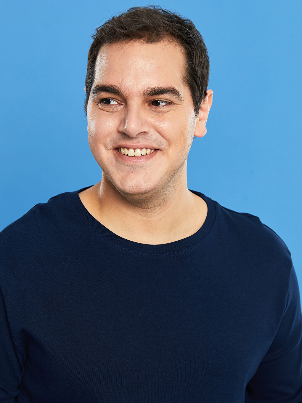 Футболка Мужская Базовая С Длинным Рукавом И Круглым Вырезом Большого Размера-2