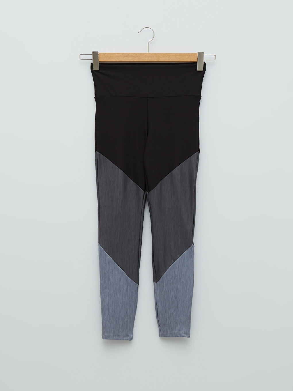 Elastic Waist Women's Sports Tights with Color Block -W1LC45Z8-CVL