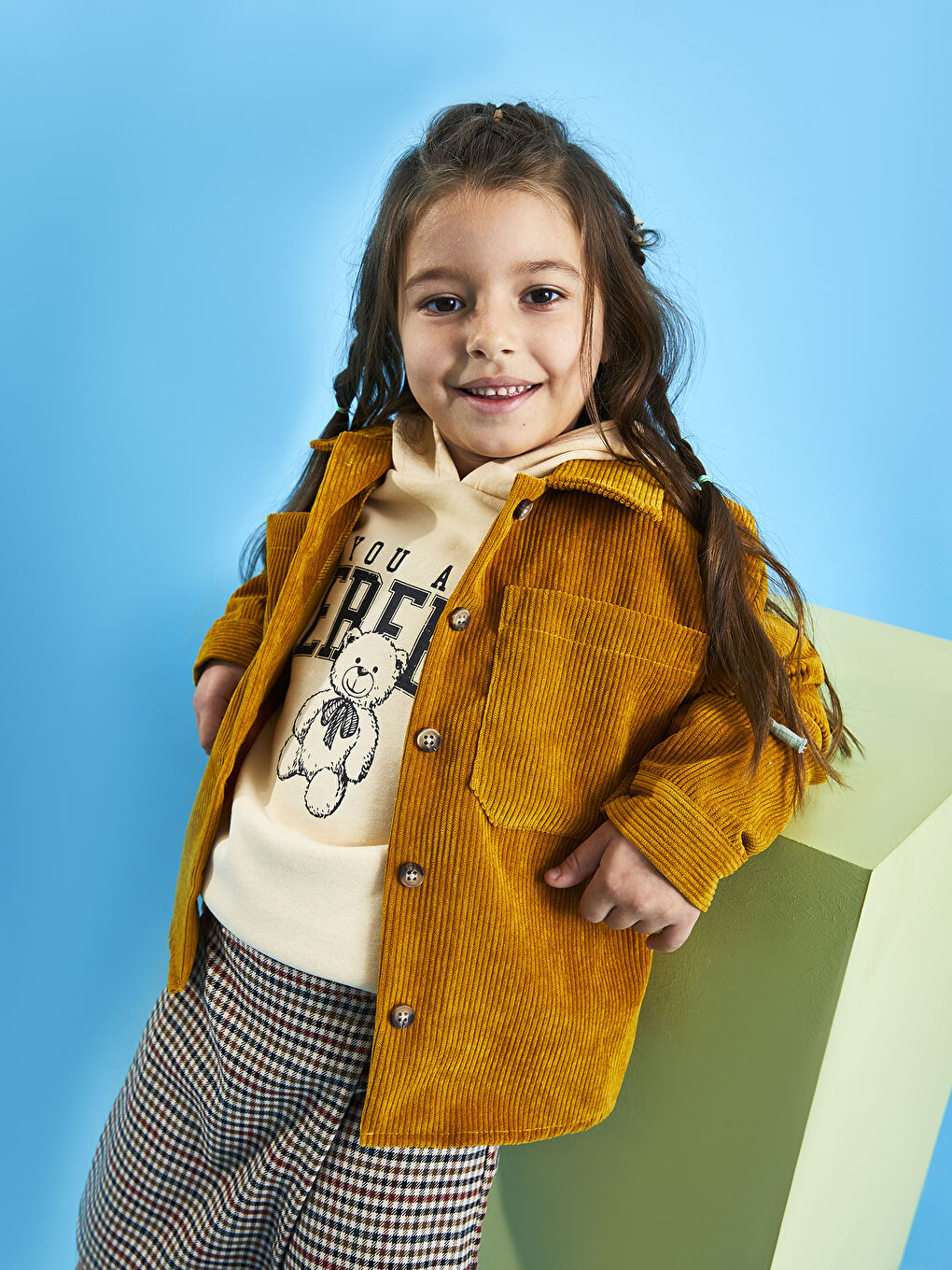 Basic Long Sleeve Velvet Girl Shirt Jacket -W1LD41Z4-S45