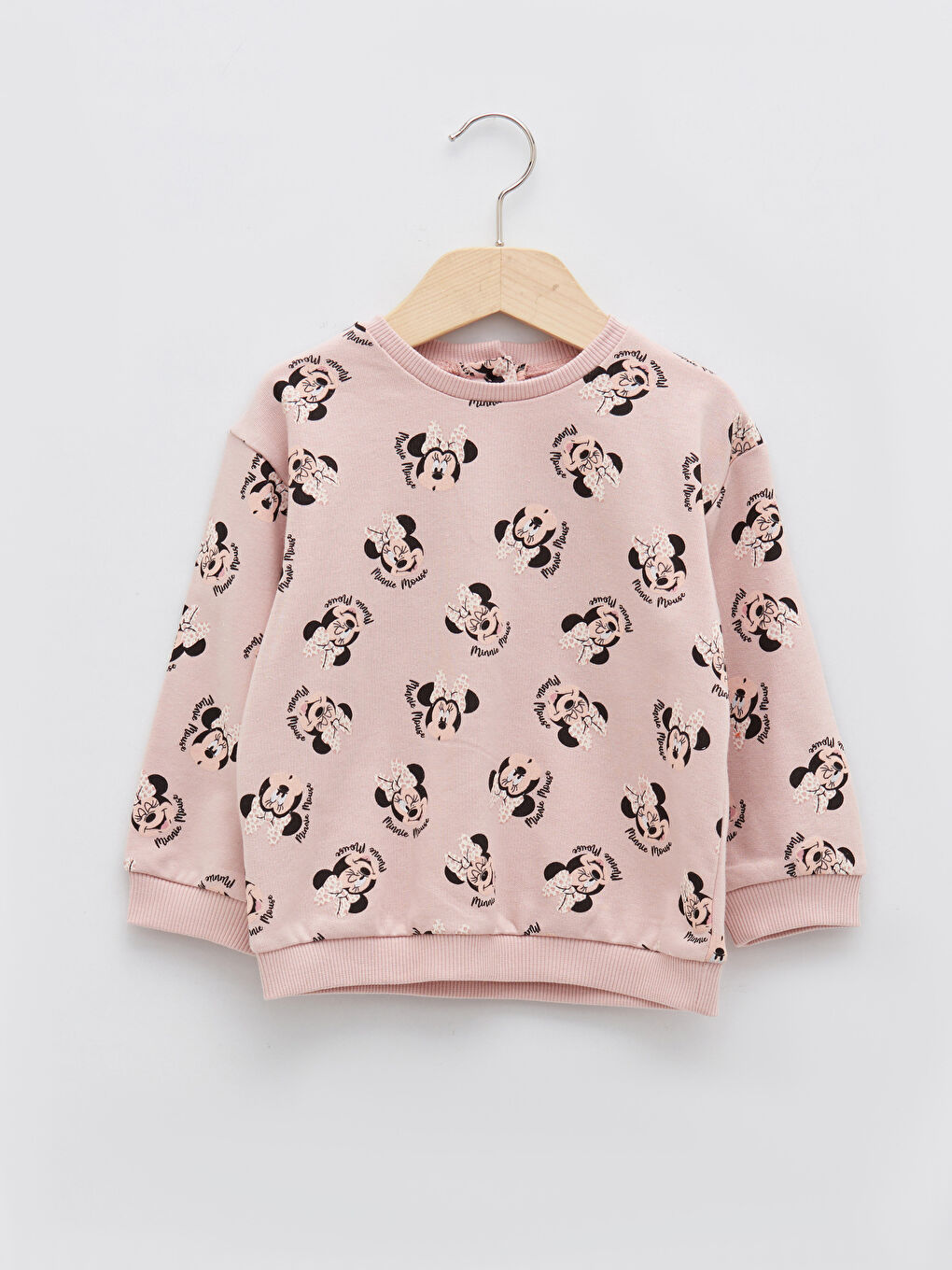 Ensemble Sweat-Shirt et Collant Imprimé Minnie Mouse à Manches Longues et Col Rond pour Bébés Filles Lot de 2-1