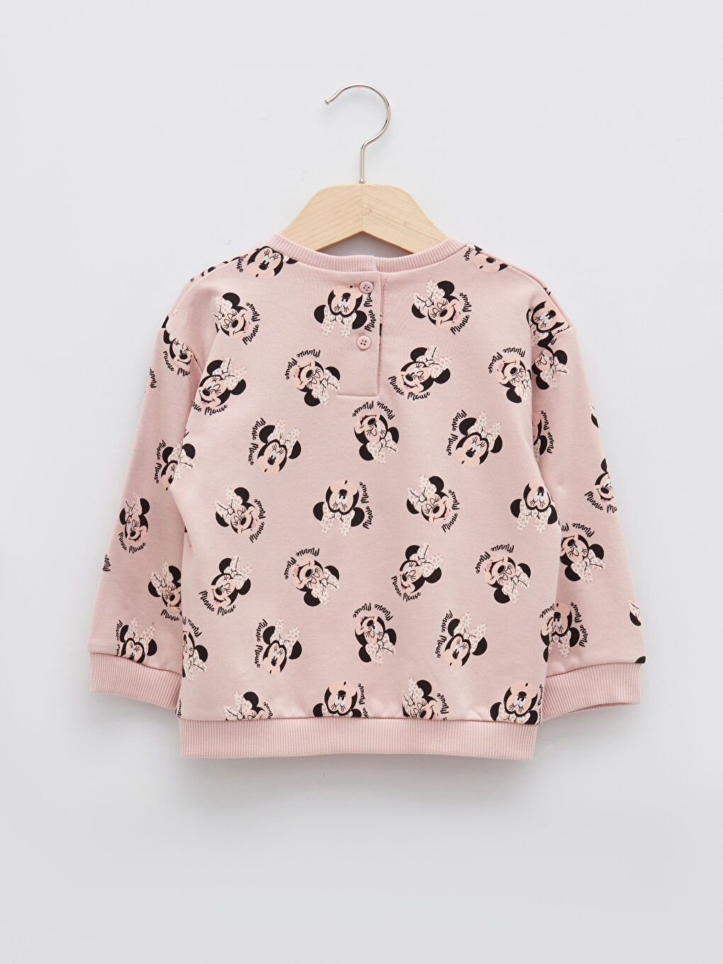 Ensemble Sweat-Shirt et Collant Imprimé Minnie Mouse à Manches Longues et Col Rond pour Bébés Filles Lot de 2-2