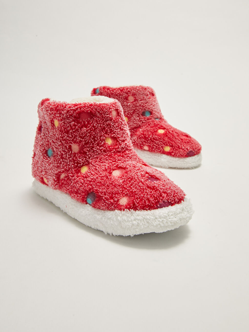 Pembe Desenli Pelüş Kız Çocuk Ev Botu-2