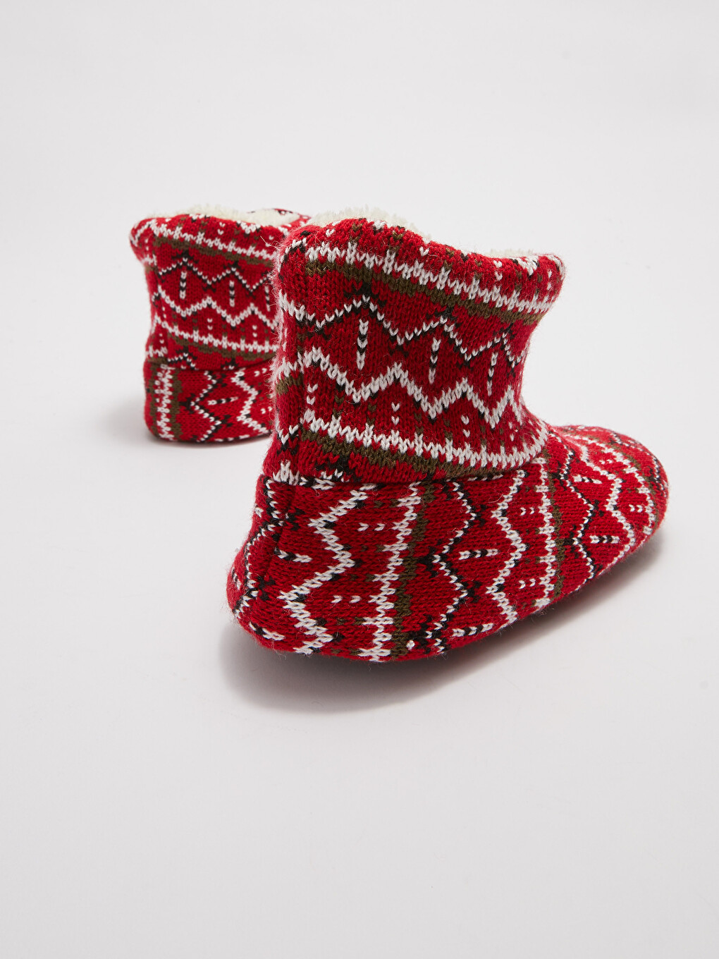 New Year Themed Patterned Boy's House Boot-4