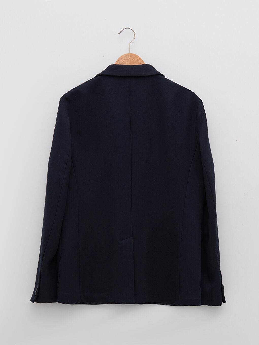 Lacivert Dar Kalıp Erkek Blazer Ceket-6