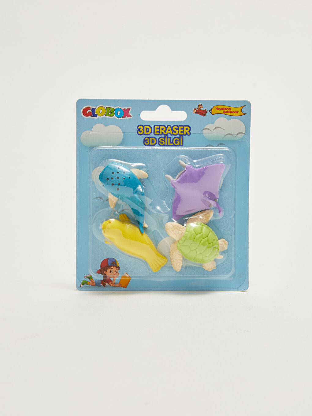 Globox Ensemble de 4 Gommes Figurées-1