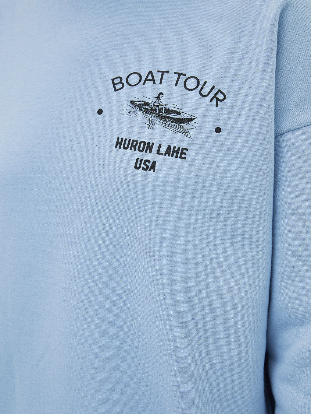 Žena PLAVA Duga dukserica-3