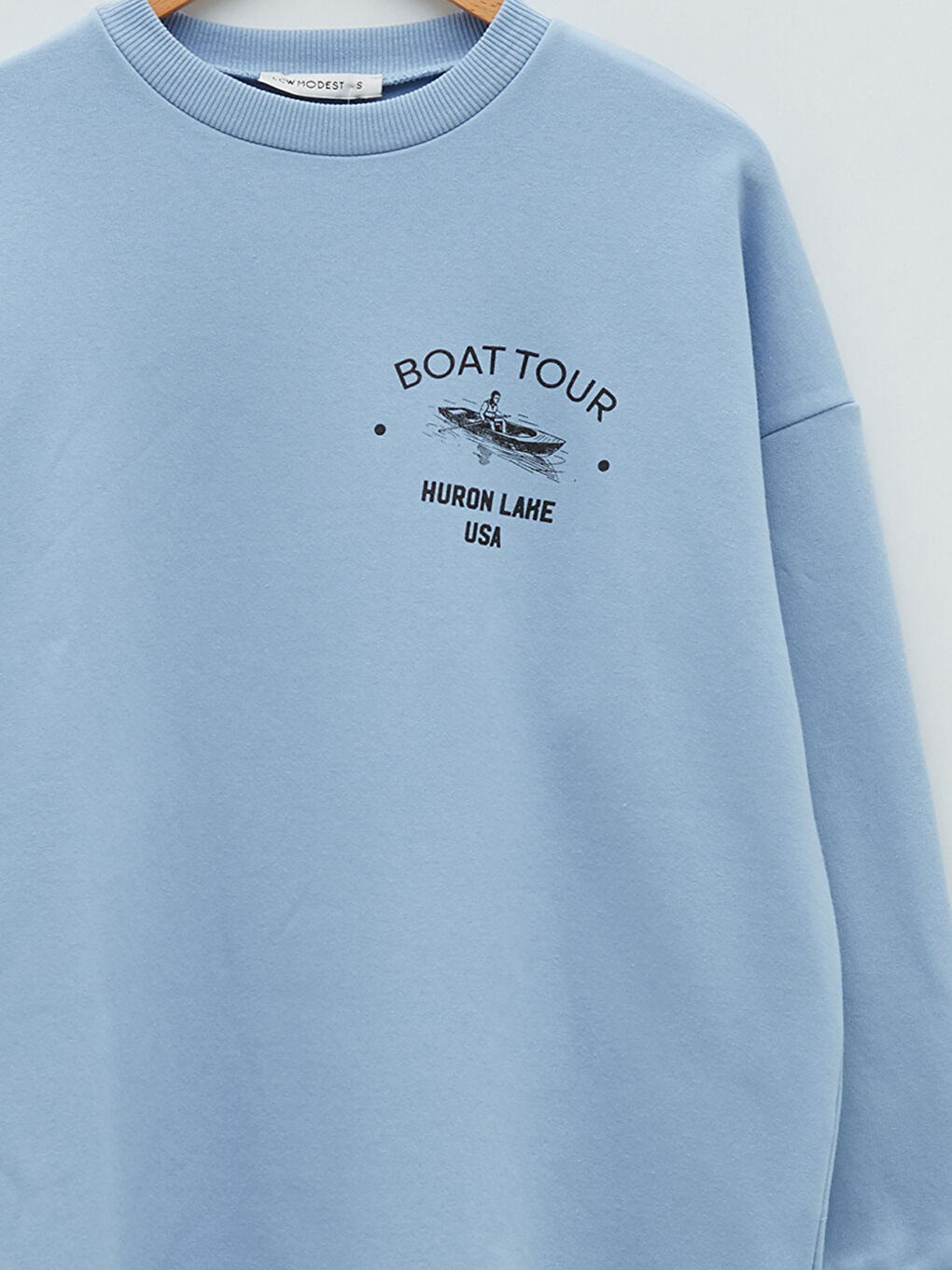 Žena PLAVA Duga dukserica-7