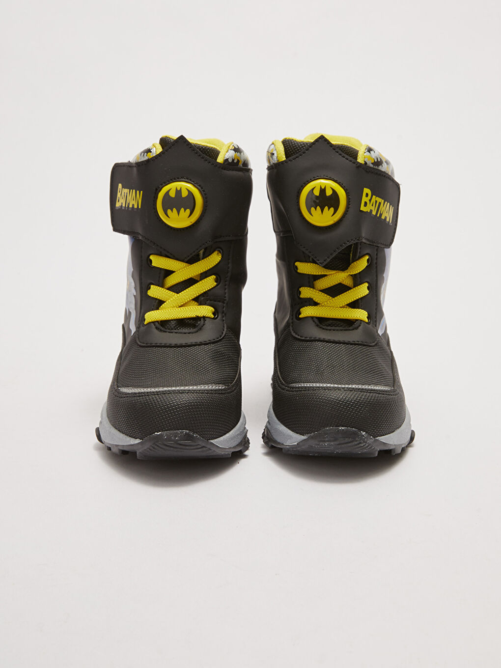 LCW STEPS Batman Licensed Lighted Velcro And Lace-Up Thick Sole Boys Snow Boots -W1LE71Z4-HUC