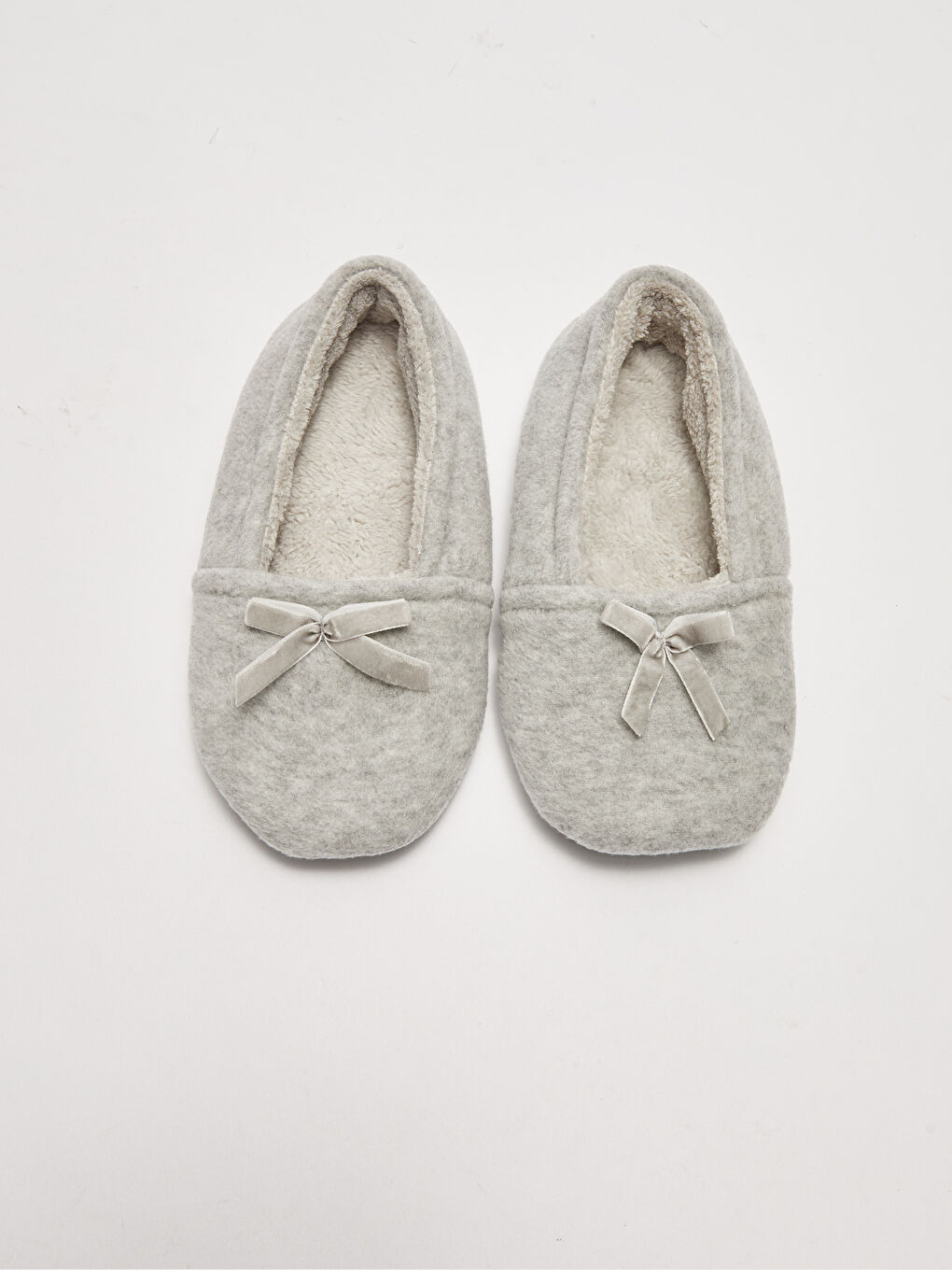 Bow Detailed Women's House Shoes-3