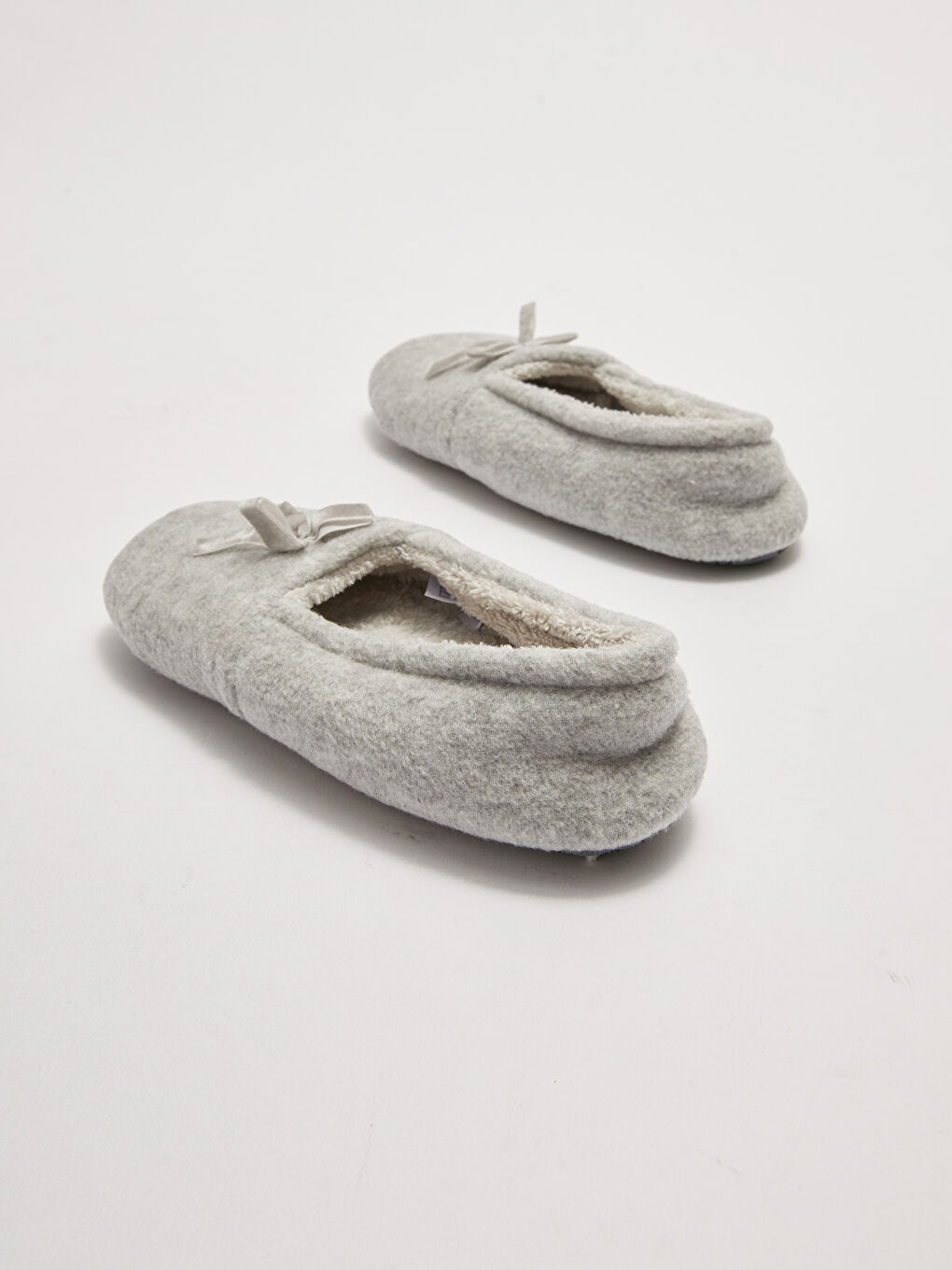 Bow Detailed Women's House Shoes-5